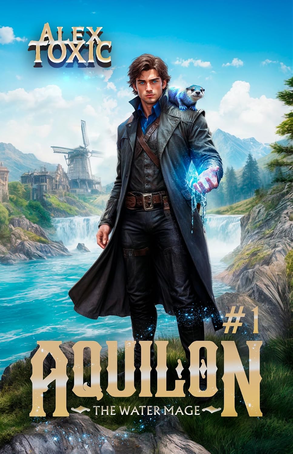 Aquilon: The Water Mage by Alex Toxic book cover